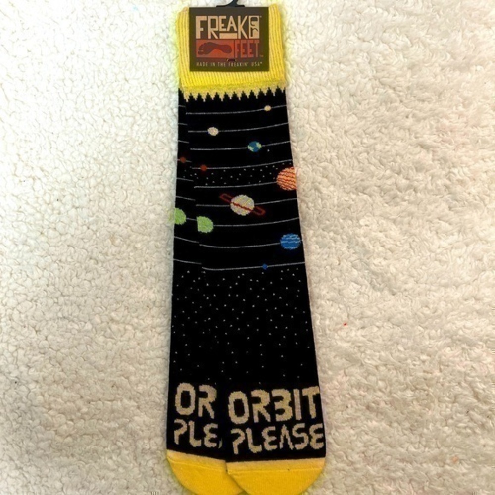 Freaker Feet "Orbit Please" Unisex Crew Socks